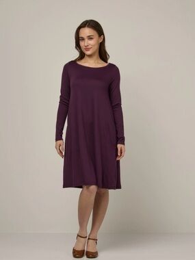 Wool& Rowena Swing Dress Long Sleeve